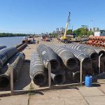 Todo listo en el puerto para equipar la draga belga que llegará en las próximos días