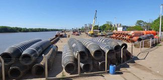 Todo listo en el puerto para equipar la draga belga que llegará en las próximos días