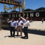 Schepens consideró positivo que puertos y trenes estén cerca y en sintonía