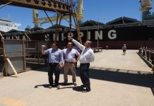 Schepens consideró positivo que puertos y trenes estén cerca y en sintonía