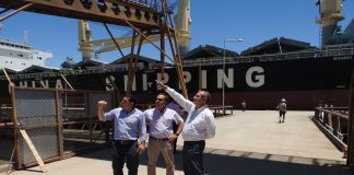 Schepens consideró positivo que puertos y trenes estén cerca y en sintonía