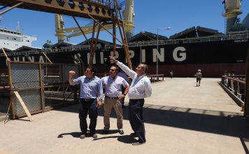 Schepens consideró positivo que puertos y trenes estén cerca y en sintonía