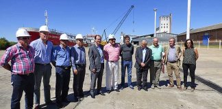 Por primera vez se garantiza la cadena de frío en el puerto de Concepción del Uruguay para la exportación de productos frescos