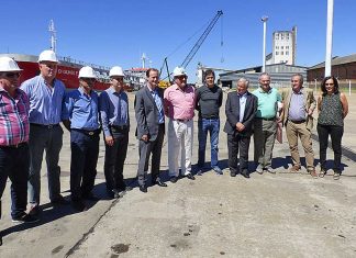 Por primera vez se garantiza la cadena de frío en el puerto de Concepción del Uruguay para la exportación de productos frescos