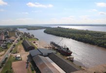 El puerto de Concepción del Uruguay en Diario La Nación