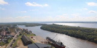 El puerto de Concepción del Uruguay en Diario La Nación