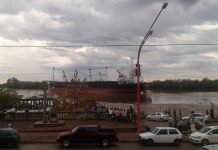 Zarpó el Diana Bolten con más de 14 mil toneladas de arroz