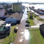 Por la crecida, no opera el Puerto de Concepción del Uruguay