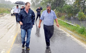 Bordet pone en el centro de su gestión la defensa contra las inundaciones