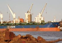 El buque «Fatih» partió de Concepción del Uruguay con 12.000 toneladas de arroz