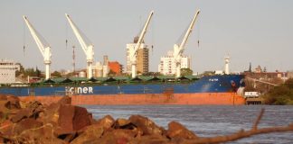 El buque «Fatih» partió de Concepción del Uruguay con 12.000 toneladas de arroz