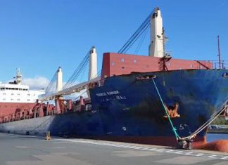 Ingresa un segundo ultramarino al puerto de Concepción del Uruguay