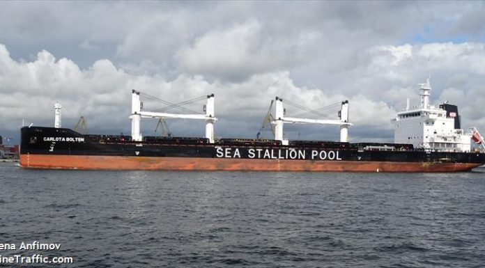 Este viernes llegará el ultramarino «Carlota Bolten» al puerto de Concepción del Uruguay