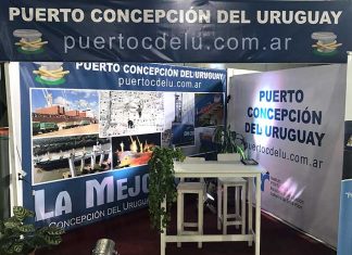 El puerto de Concepción del Uruguay presente en la Expo Concepción 2018