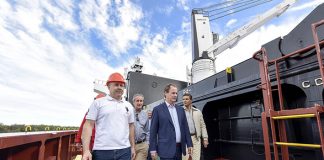 Bordet propone un sistema portuario integrado con Uruguay