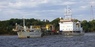 Jan De Nul confirmó que en octubre estará terminado el dragado del río Uruguay