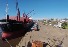 El Calypso intensificó su actividad de carga en las últimas horas