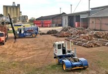 Novedosa carga de madera en el puerto de Concepción del Uruguay
