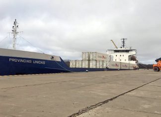 Se exportó madera a China desde el puerto de Concepción del Uruguay