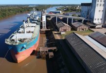Amarró el Nordic Stavanger para cargar arroz a granel para Costa Rica
