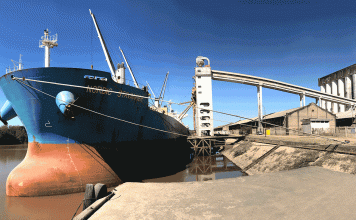Histórico embarque de 24 mil toneladas de arroz a granel desde Concepción del Uruguay