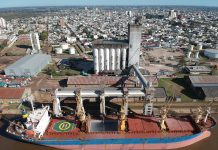 Más de un millón de toneladas exportadas desde los puertos entrerrianos