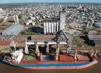 Más de un millón de toneladas exportadas desde los puertos entrerrianos