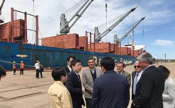 El embajador de China se mostró interesado en el Puerto de Concepción del Uruguay