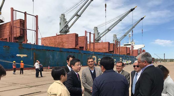 El embajador de China se mostró interesado en el Puerto de Concepción del Uruguay