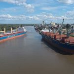 Zarpó el Hedvig Bulker y se completaron tres embarques en una semana