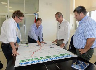 Trabajan en el desarrollo del ferrocarril de la Mesopotamia