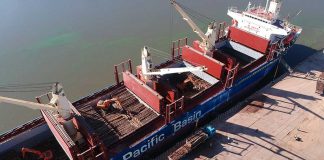 El sistema portuario entrerriano se encuentra cumpliendo protocolos y en plena actividad