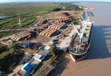 Se completa la carga del Rose Harmony en el puerto de Ibicuy