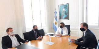 Bordet y Cafiero acordaron apoyo para puertos entrerrianos