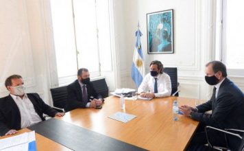 Bordet y Cafiero acordaron apoyo para puertos entrerrianos