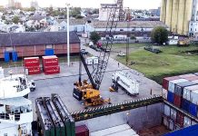 El puerto de Concepción del Uruguay trabaja en la recuperación del transporte de contenedores