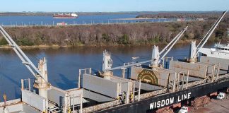 Mientras en el puerto están en plena carga, arribó un segundo buque