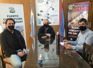 Enersa instala fibra óptica para mayor conectividad en el puerto de Concepción del Uruguay