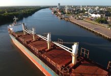 Ingresó un nuevo buque al puerto local y se pide evitar en el tránsito por Av. Paysandú