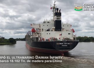 Zarpó el Daiwan Infinity e ingresó el Lintan