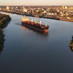 Zarpó el DL Marigold con casi 13.000 toneladas de troncos de pino