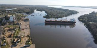 Nueva exportación desde el puerto de Concepción del Uruguay