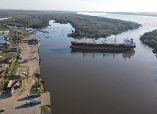 Nueva exportación desde el puerto de Concepción del Uruguay