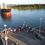Zarpó un buque e ingresó otro al puerto de Concepción del Uruguay