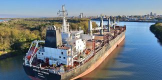 Continúan las exportaciones desde el puerto de Concepción del Uruguay