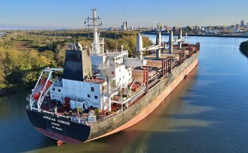 Continúan las exportaciones desde el puerto de Concepción del Uruguay