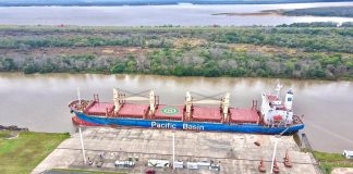 Comenzó otra exportación desde el puerto de Concepción del Uruguay