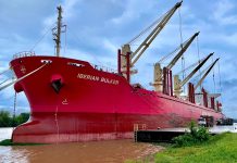 Pese a la creciente el puerto de Concepción operó con normalidad