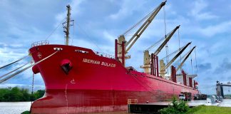 Pese a la creciente el puerto de Concepción operó con normalidad