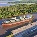 Arribó el primer buque del año 2024 al puerto de Concepción del Uruguay
